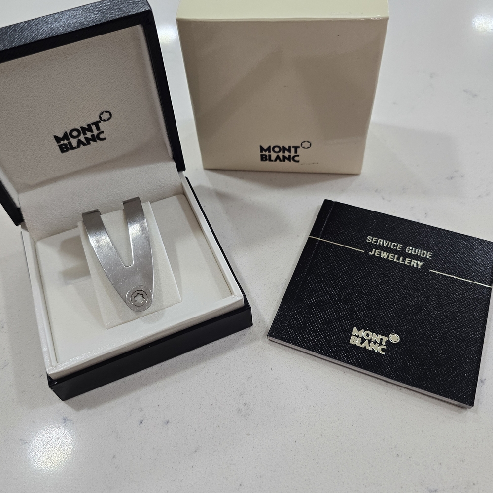 Montblanc Urban Walker Stainless Steel Money Clip